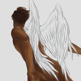 icarus (2023, clip studio paint)